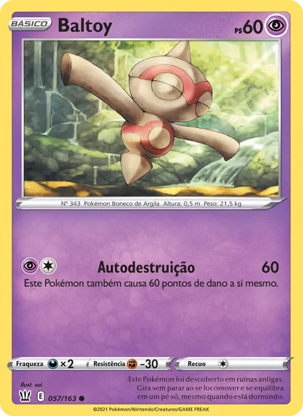 Baltoy — Estilos de Batalha 57