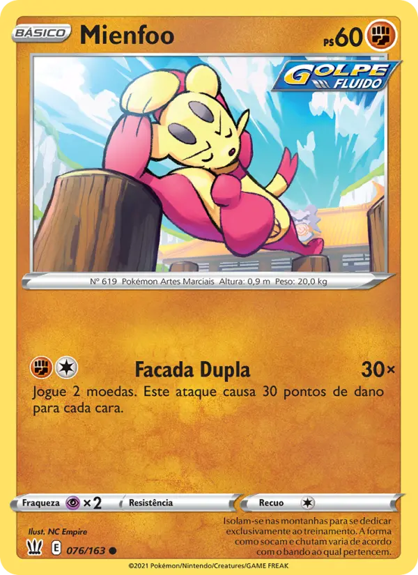 Mienfoo — Estilos de Batalha 76