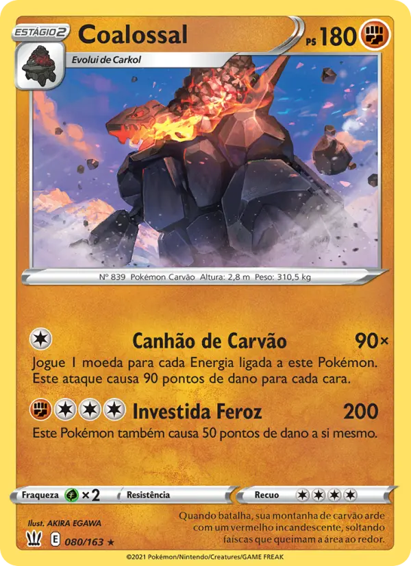 Coalossal — Estilos de Batalha 80
