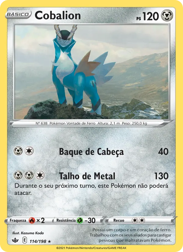 Cobalion — Reinado Arrepiante 114