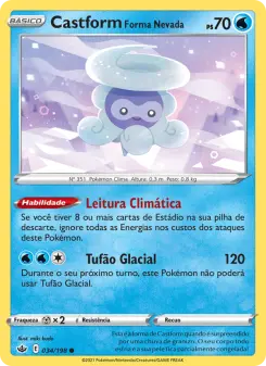 Castform Forma Nevada — Reinado Arrepiante 34