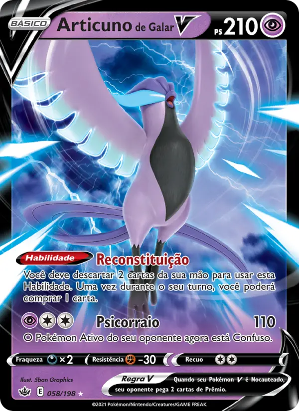 Articuno de Galar V — Reinado Arrepiante 58