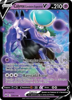 Calyrex Cavaleiro Espectral V — Reinado Arrepiante 74