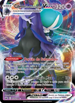 Calyrex Cavaleiro Espectral VMAX — Reinado Arrepiante 75