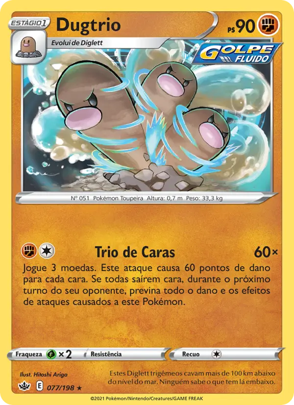Dugtrio — Reinado Arrepiante 77