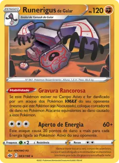 Runerigus de Galar — Reinado Arrepiante 83