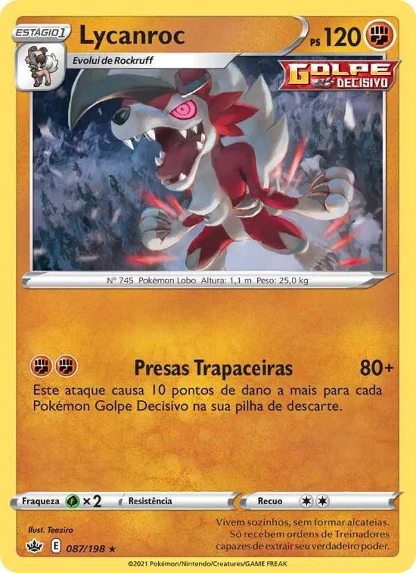 Lycanroc — Reinado Arrepiante 87