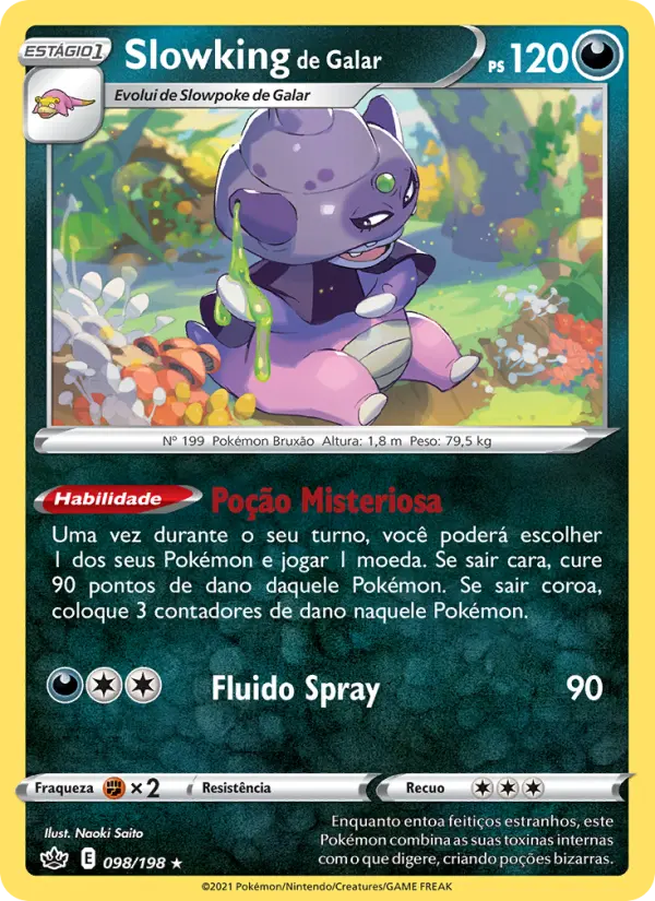 Slowking de Galar — Reinado Arrepiante 98