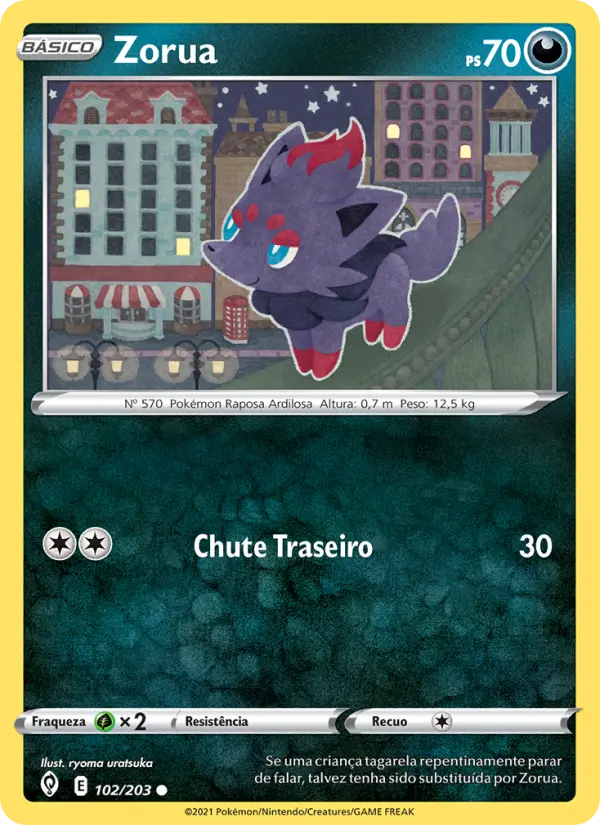 Zorua — Céus em Evolução 102