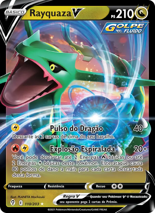 Rayquaza V — Céus em Evolução 110
