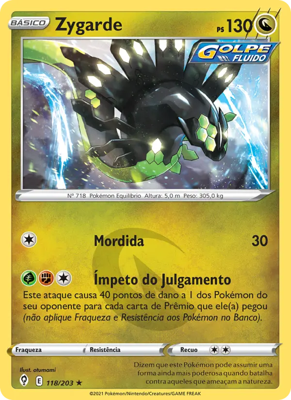 Zygarde — Céus em Evolução 118