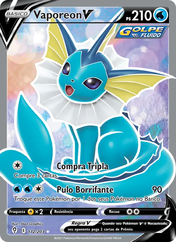 Vaporeon V — Céus em Evolução 172