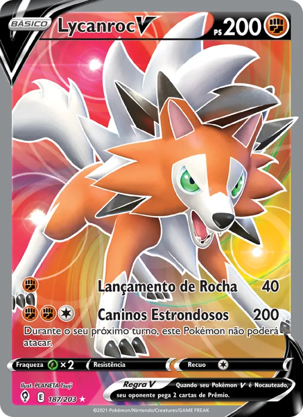 Lycanroc V — Céus em Evolução 187