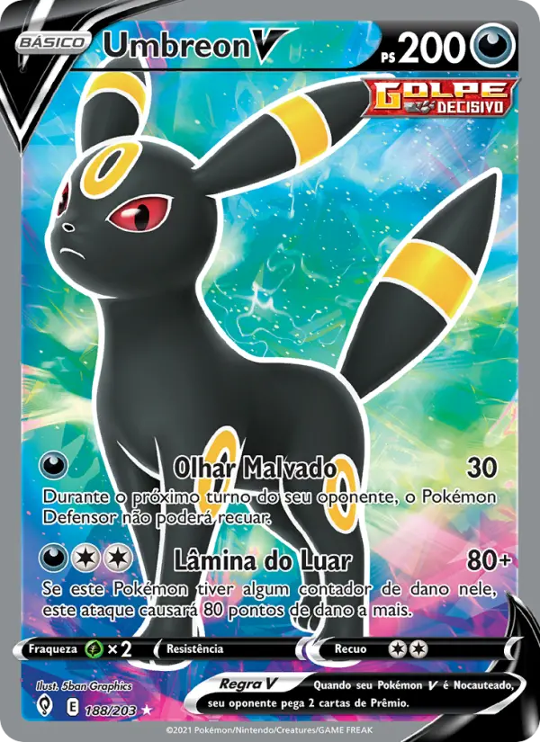 Umbreon V — Céus em Evolução 188