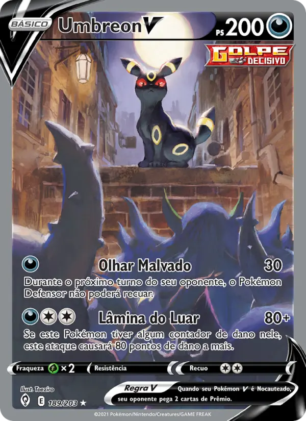 Umbreon V — Céus em Evolução 189