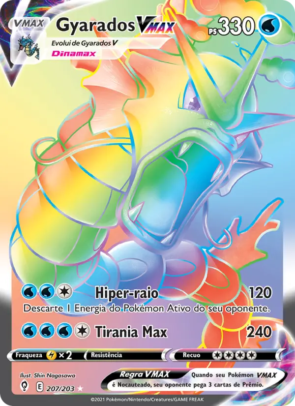 Gyarados VMAX — Céus em Evolução 207
