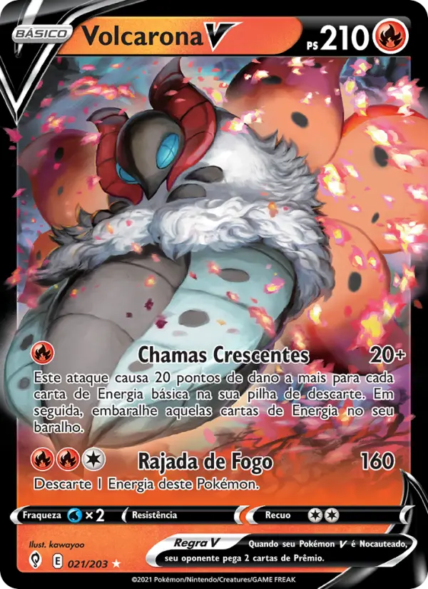 Volcarona V — Céus em Evolução 21