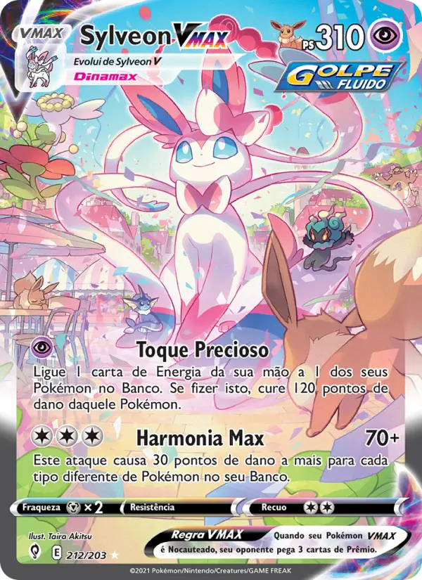 Sylveon VMAX — Céus em Evolução 212