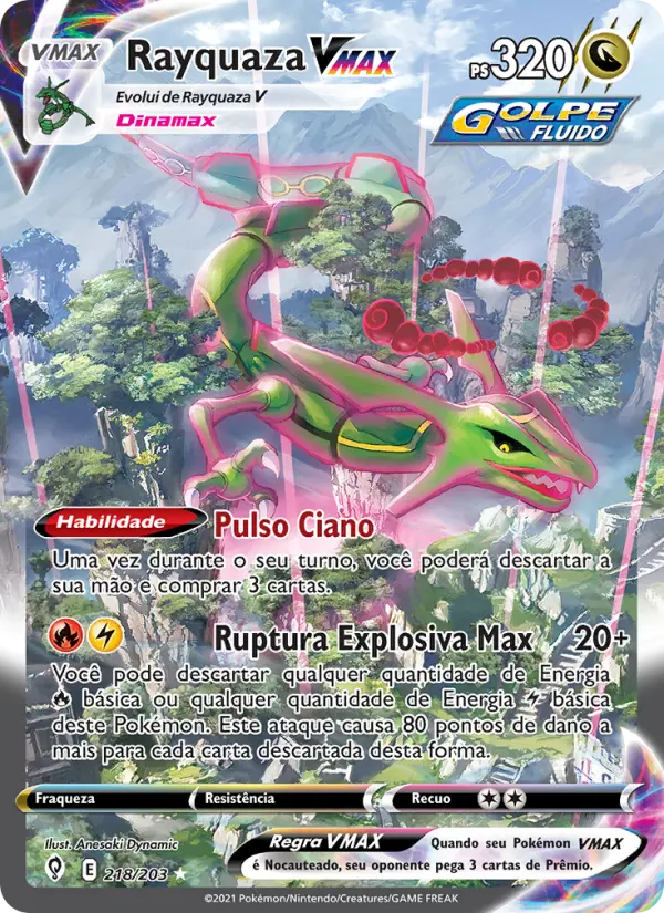 Rayquaza VMAX — Céus em Evolução 218