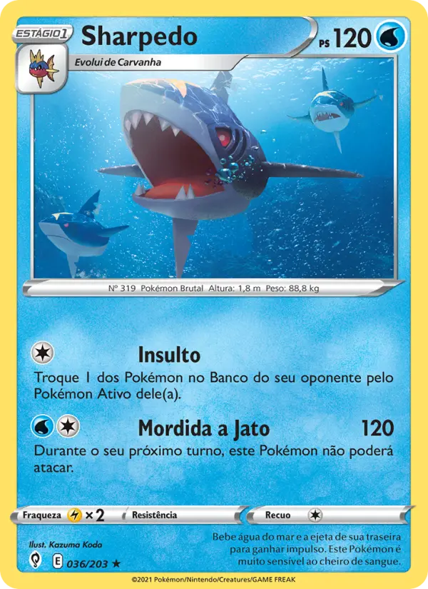 Sharpedo — Céus em Evolução 36