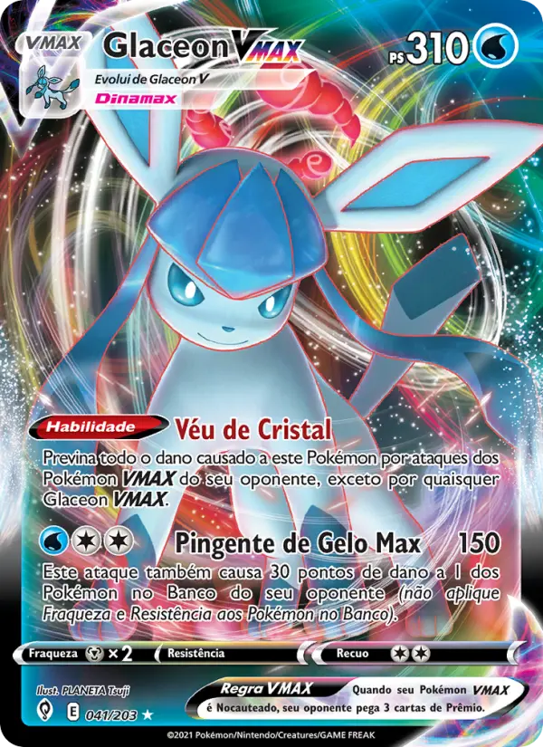 Glaceon VMAX — Céus em Evolução 41