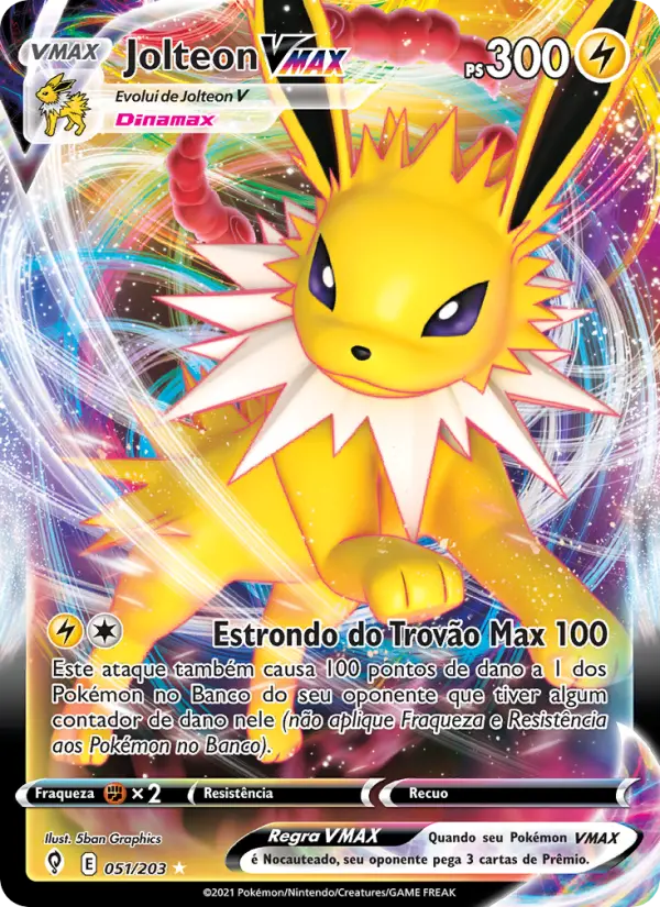 Jolteon VMAX — Céus em Evolução 51