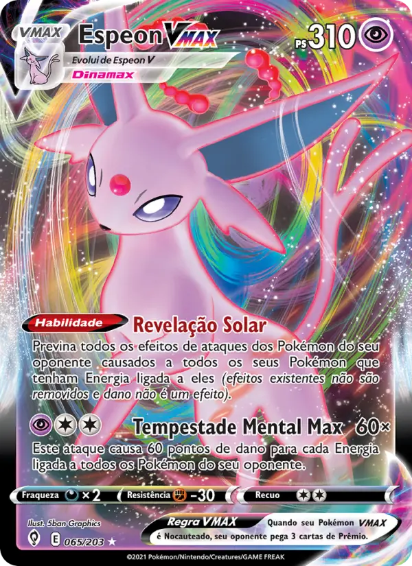 Espeon VMAX — Céus em Evolução 65