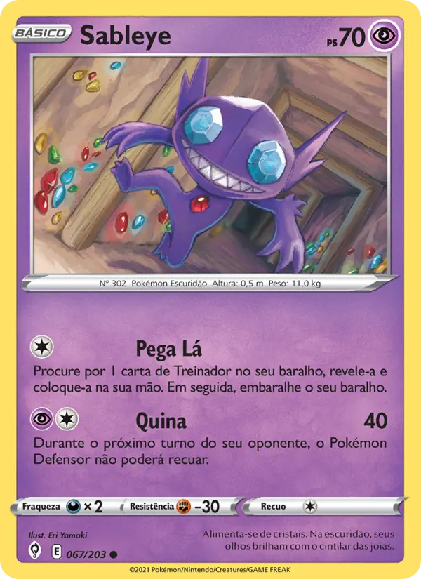 Sableye — Céus em Evolução 67