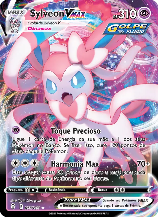 Sylveon VMAX — Céus em Evolução 75