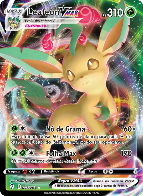 Leafeon VMAX — Céus em Evolução 8