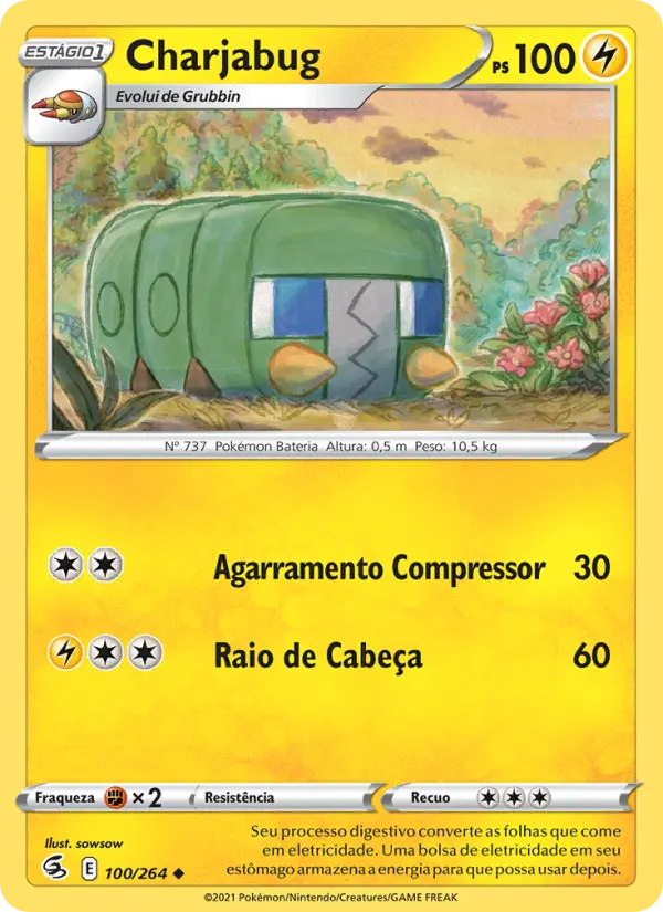Charjabug — Golpe Fusão 100