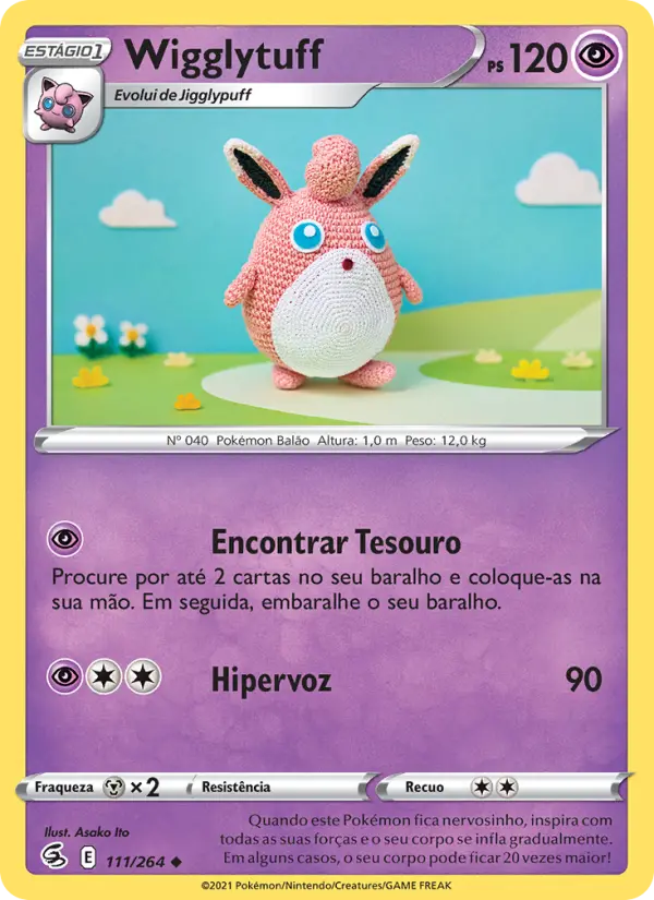 Wigglytuff — Golpe Fusão 111