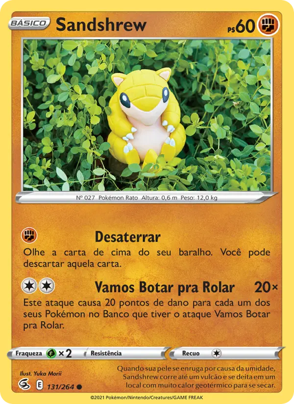 Sandshrew — Golpe Fusão 131