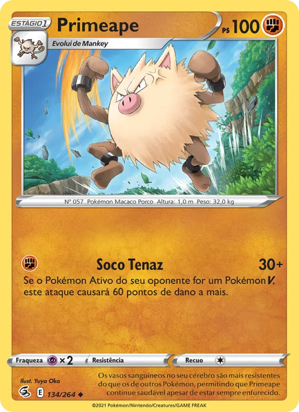 Primeape — Golpe Fusão 134