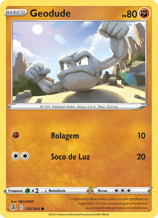 Geodude — Golpe Fusão 135
