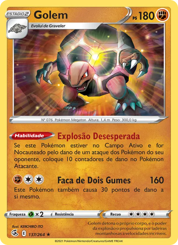 Golem — Golpe Fusão 137