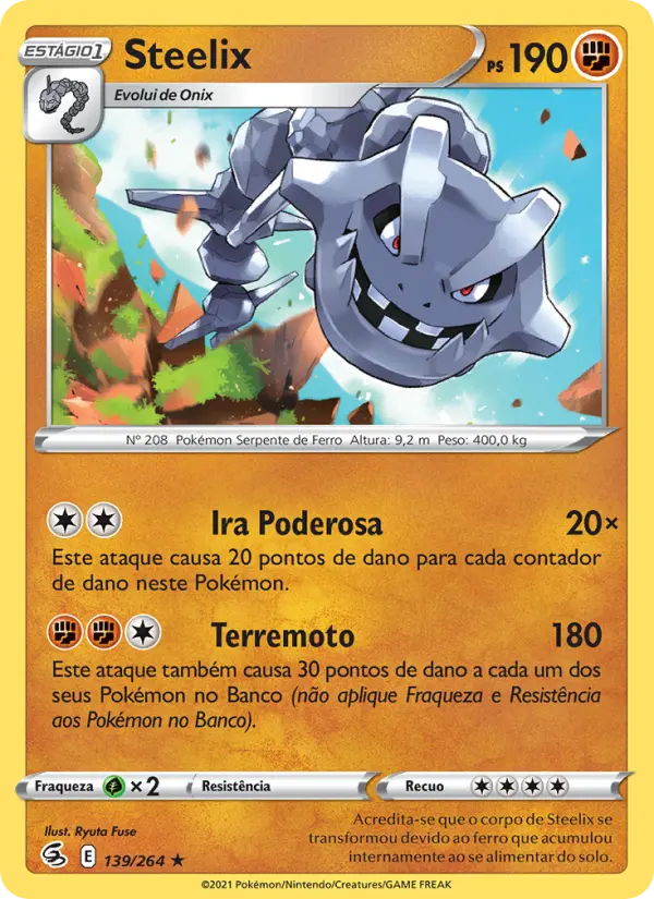 Steelix — Golpe Fusão 139