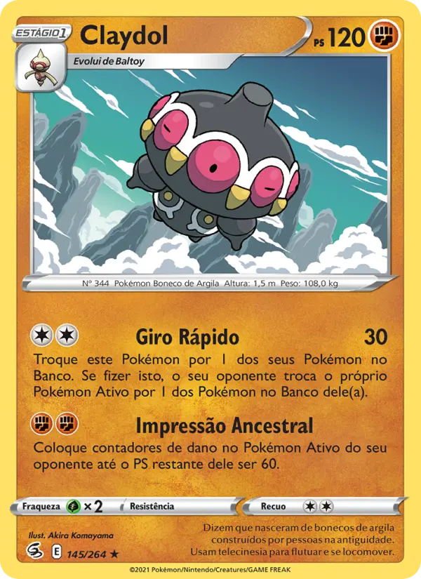 Claydol — Golpe Fusão 145