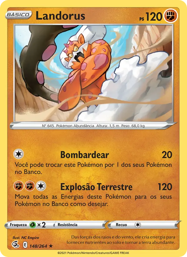 Landorus — Golpe Fusão 148