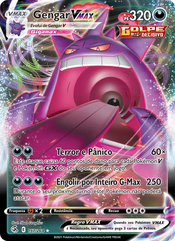 Gengar VMAX — Golpe Fusão 157