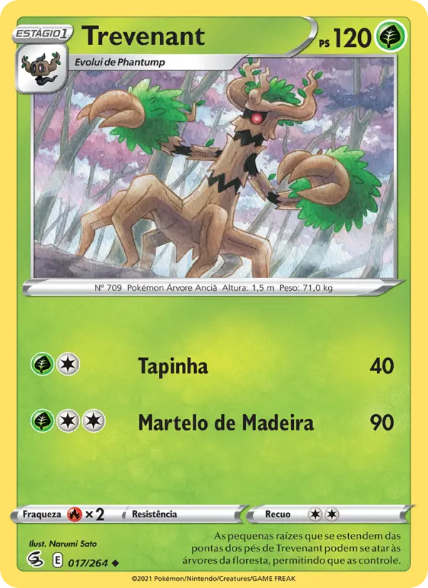 Trevenant — Golpe Fusão 17