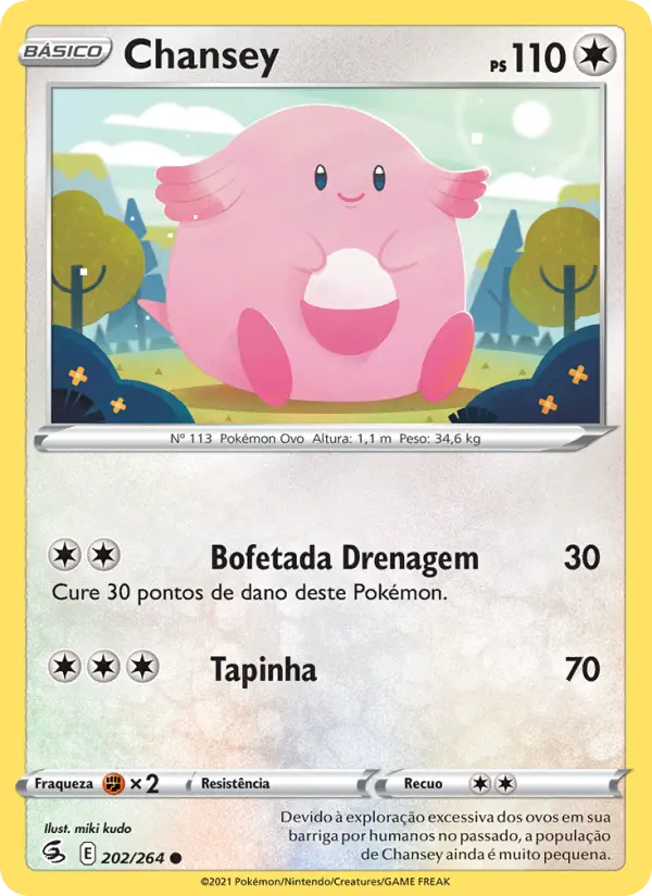 Chansey — Golpe Fusão 202