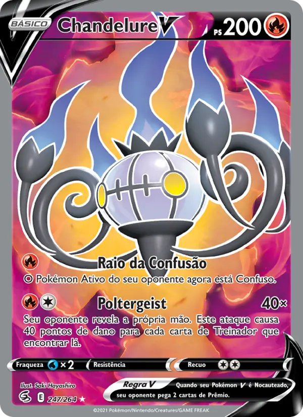 Chandelure V — Golpe Fusão 247