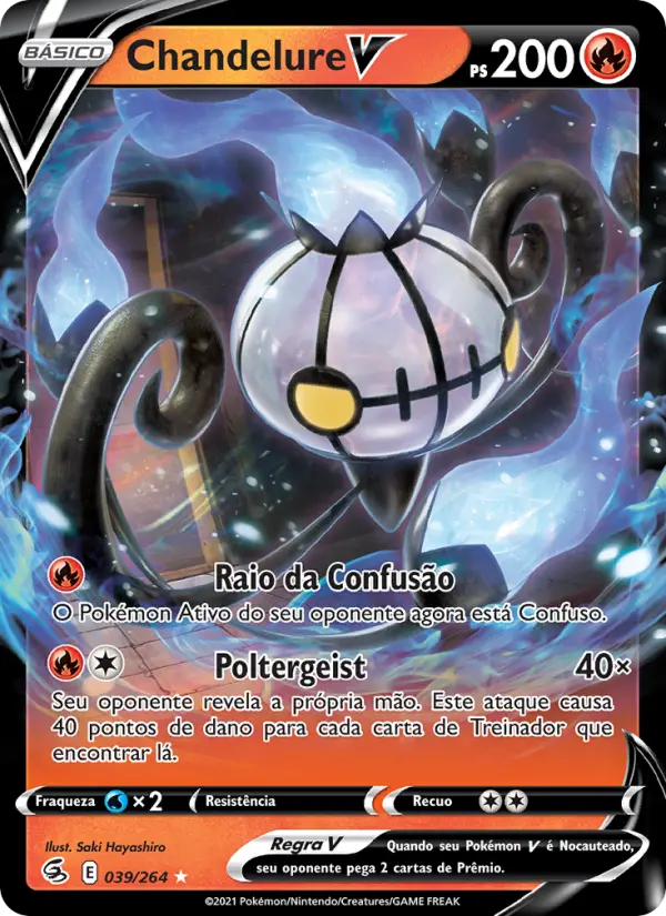 Chandelure V — Golpe Fusão 39
