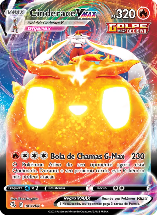 Cinderace VMAX — Golpe Fusão 45