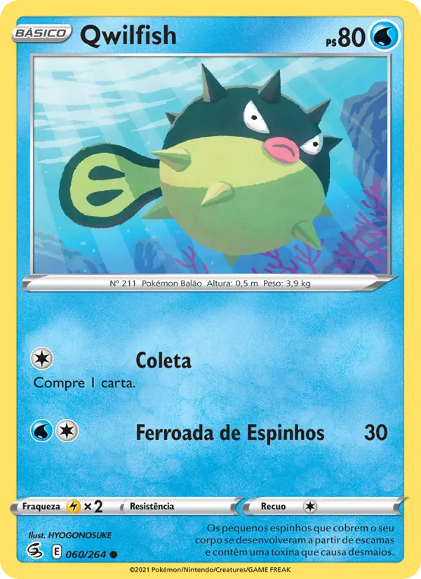 Qwilfish — Golpe Fusão 60