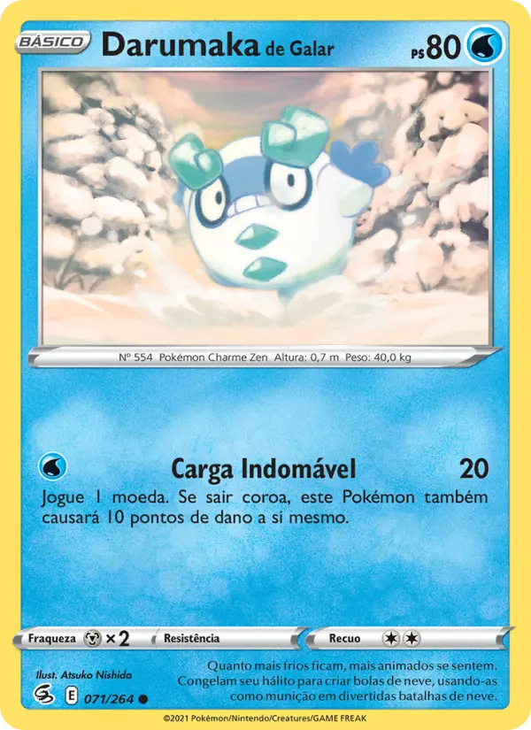 Darumaka de Galar — Golpe Fusão 71