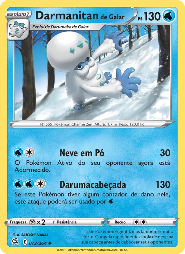 Darmanitan de Galar — Golpe Fusão 72