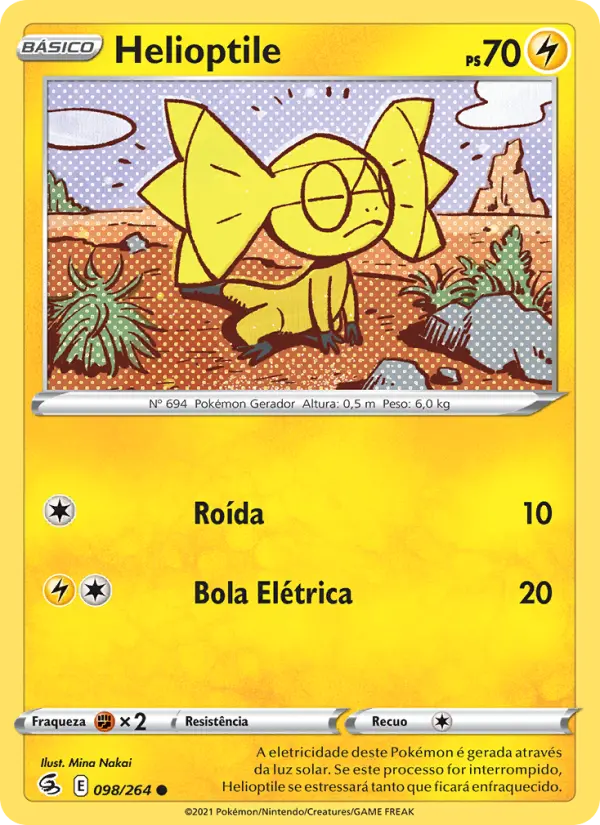 Helioptile — Golpe Fusão 98