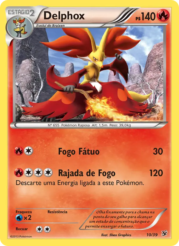 Delphox — Conjunto para Iniciantes Kalos 10